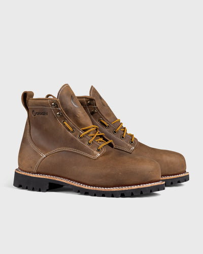 THE WILTON 6" STEEL TOE WORK BOOT - BIG LUG
